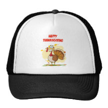 Turkey Mascot Cartoon Character Mesh Hat