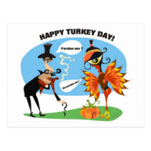 Turkey Pardon Day Postcards