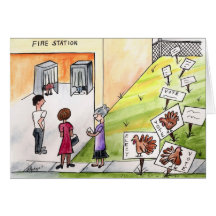 Turkey Pickin' Time Card