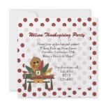 Turkey Thanksgiving Personalized Invitation