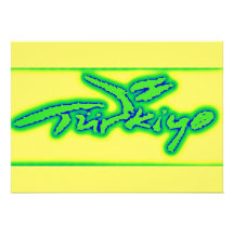 Turkey,Turkiye,Turkish Logo,Lime Green,Yellow,Blue Personalized Invites
