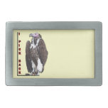 Turkey Vulture I Pick Back Posterized Photo Rectangular Belt Buckles