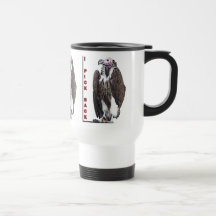 Turkey Vulture I Pick Back Posterized Photo Mug