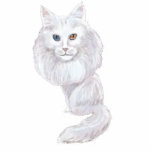 Turkish Angora Caricature Cut Outs