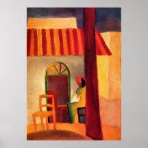 Turkish Cafe by August Macke Poster