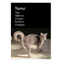 TURKISH CAT MONOGRAM BUSINESS CARD