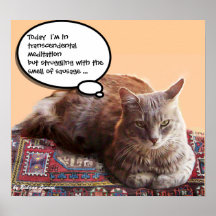 TURKISH CAT ON THE OLD CARPET POSTERS