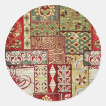 turkish fabric sticker