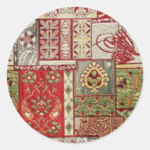 turkish fabric sticker