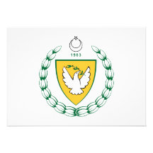 Turkish Republic Coat of Arms Personalized Announcements