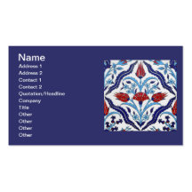 Turkish tile Business Card
