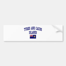TURKS AND CAICOS ISLANDS BUMPER STICKERS