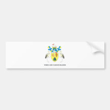 Turks and caicos islands coat of arms bumper stickers