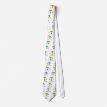 Turks and caicos islands coat of arms neck tie