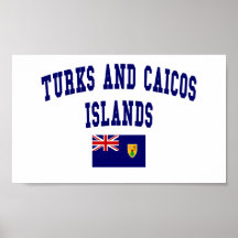 Turks and Caicos Islands College Style Posters