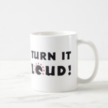 turn it loud kaffeetasse