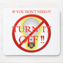 Turn It Off! Mouse Pads