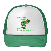 Turn Me Over and Kiss Me Clover Trucker Hat