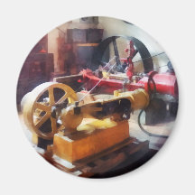 Turn of the Century Machine Shop Fridge Magnets