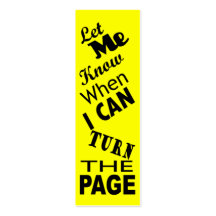 Turn the page Commuter Bookmark Business Card Template