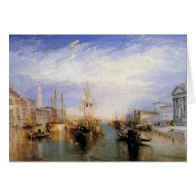 Turner, j m W - le canal grand - Venise Carte De Vœux