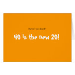 Turning 40 Celebration Card