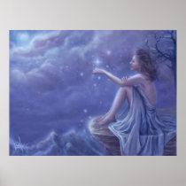 Turning Wishes Canvas Poster