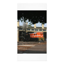 Turntable at Changhua Roundhouse, Taiwan Photo Greeting Card