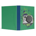 turntable deejay  vector binders