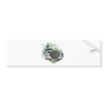 turntable deejay  vector bumper stickers
