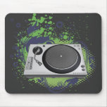 turntable deejay  vector mousepads