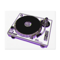 Turntable Postcard