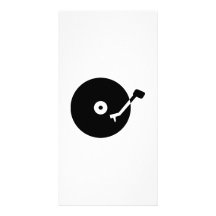 Turntable vinyl photo cards