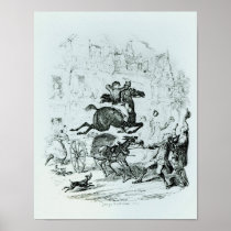 Turpin's  Flight Through Edmonton Print