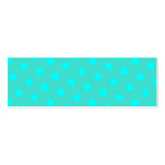 Turquoise and Aqua Polka Dots Business Card