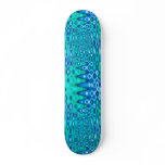turquoise and blue ripples