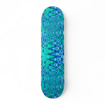 turquoise and blue ripples