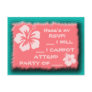 Turquoise and Coral Postcards to Customize