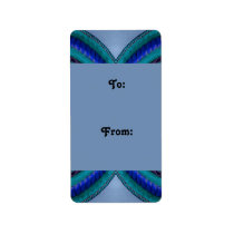 turquoise blue gift tags