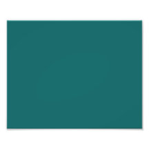Turquoise blue-green bold photographic print