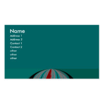 turquoise circle business card templates