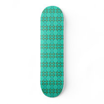turquoise circle pattern