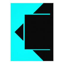 Turquoise Colour Only Tools Invitation
