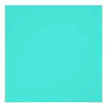 Turquoise Custom Announcements