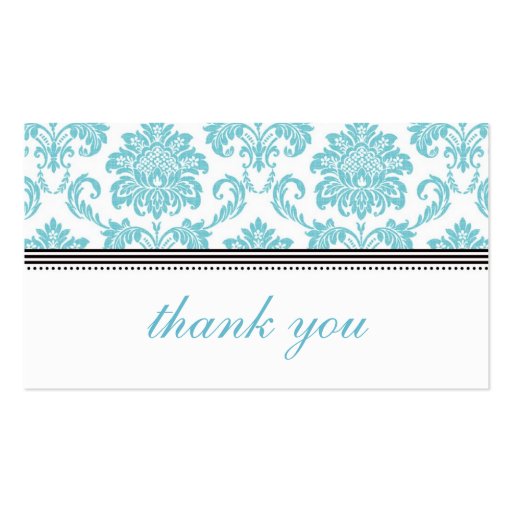 business thank you cards templates turquoise damask thank you card zazzle business thank you cards templates turquoise damask thank you card zazzle