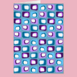 Turquoise Fifties Card cards