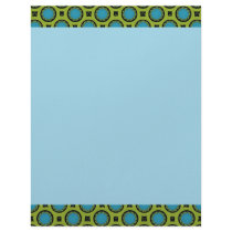 turquoise green circles