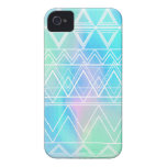 Turquoise Multi Tribal iPhone 4 Covers
