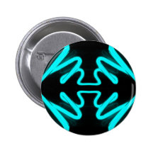 Turquoise Neon Urban Art by CricketDiane Pinback Buttons