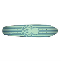 Turquoise Octopus Skate Boards